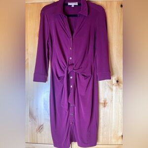 Philosophy knot front work dress